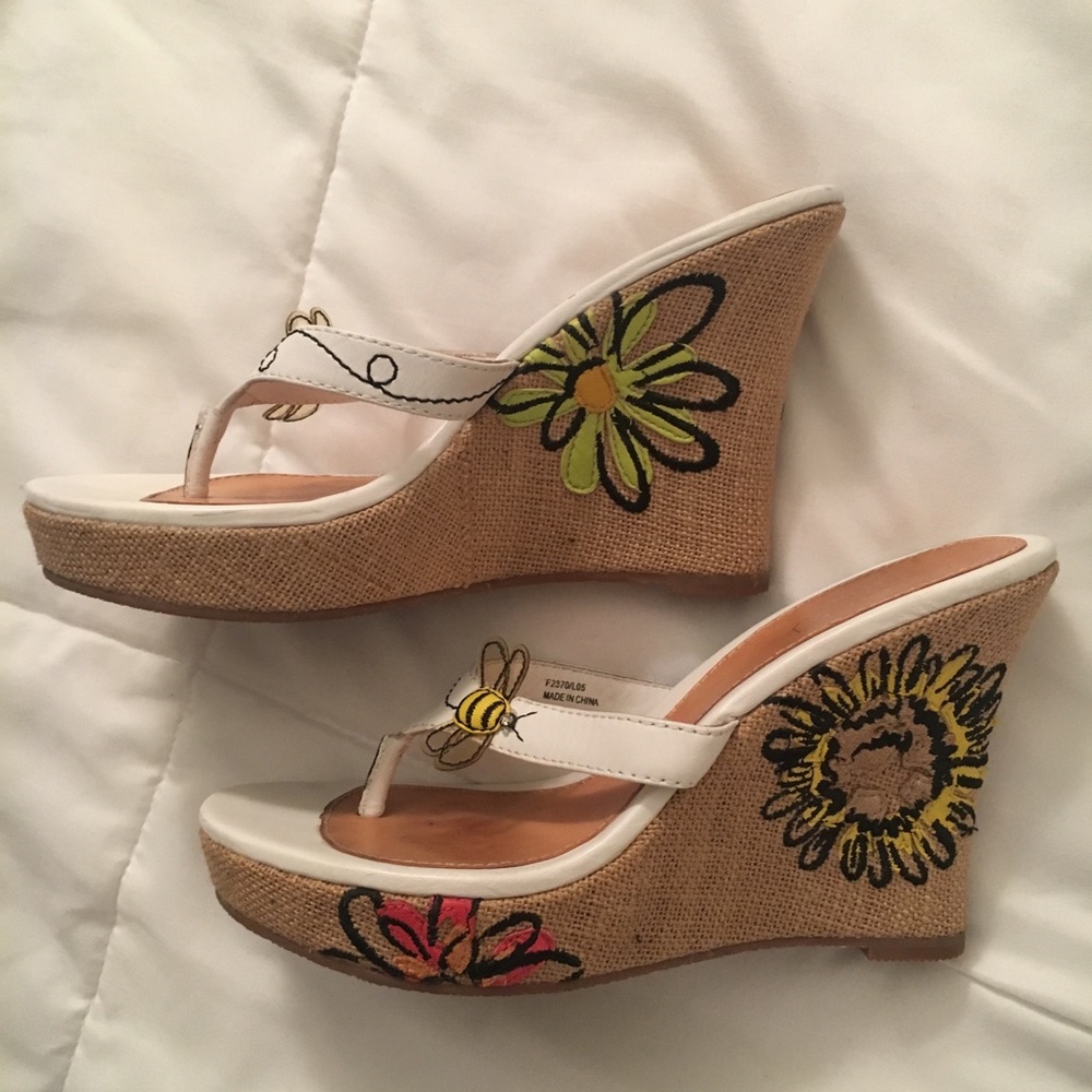 Coach Slip on Wedges